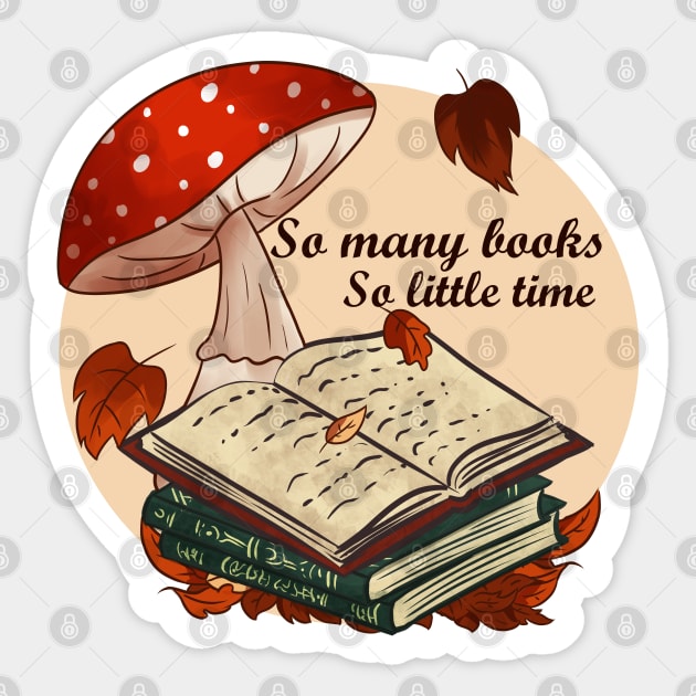 So many books Sticker by Doya